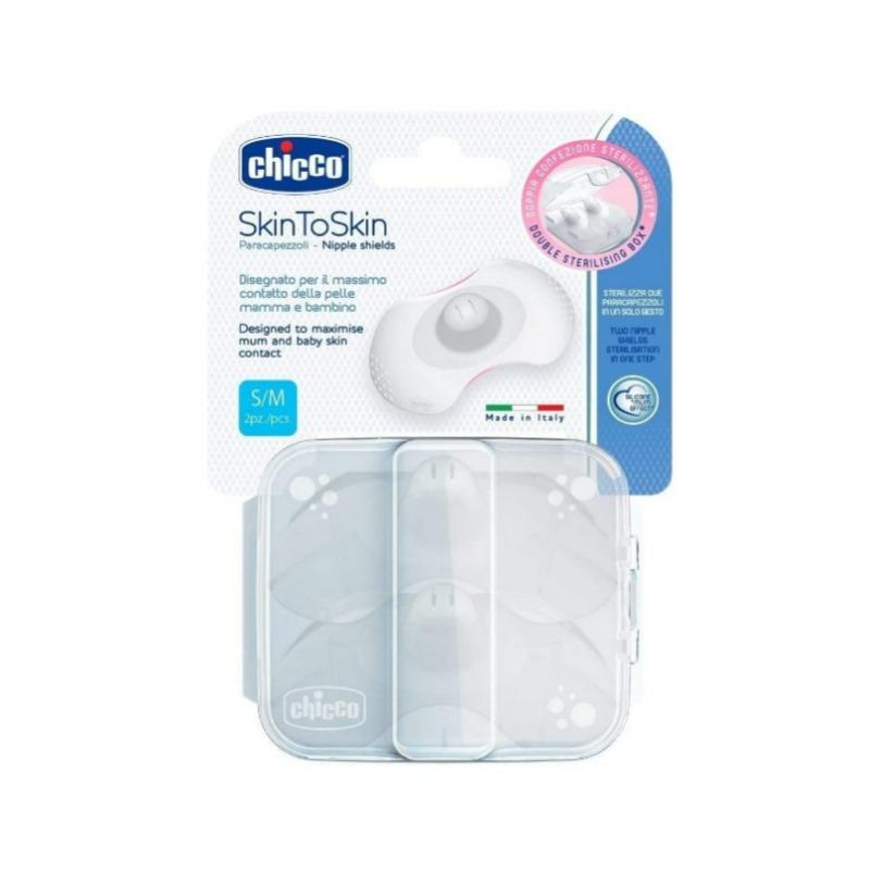 Chicco - Silicone Nipple Shield - Small , Medium