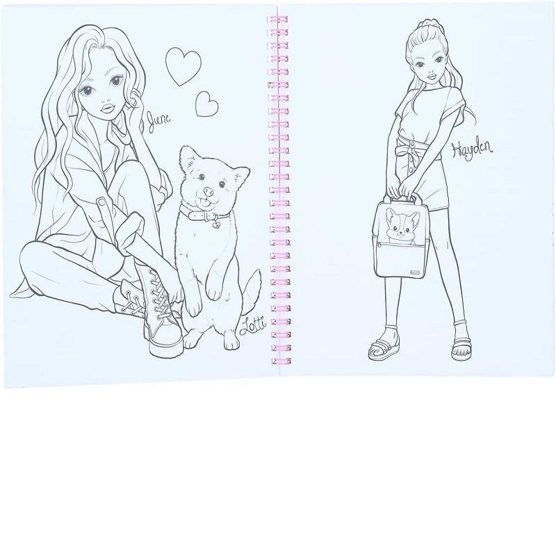 Top Model Corgi Colouring Book