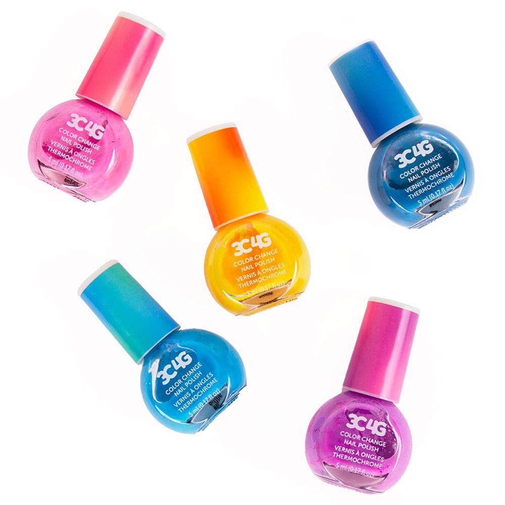 3C4G - Color Changing Nail Polish 5pcs