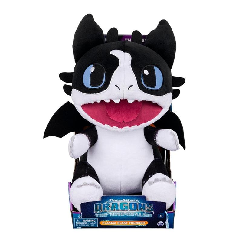 Dreamworks Dragons Thunder Plush with Plasma Blast