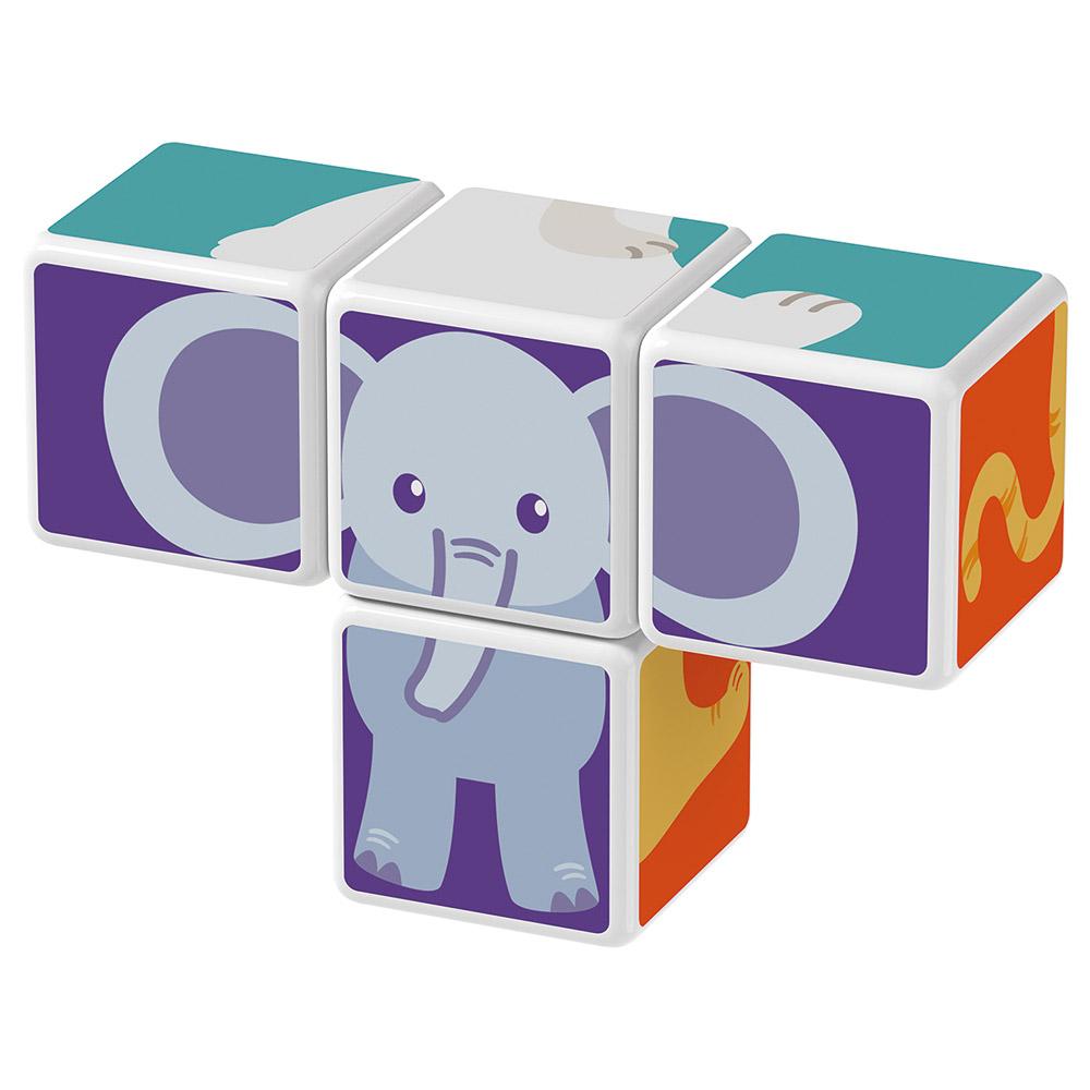 Geomag Magicube Printed Animals Friends And Card