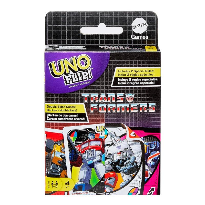Uno Flip Transformers Cards