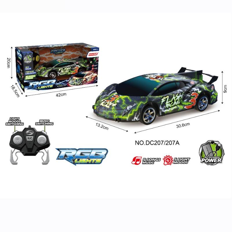 RGB Lights Rc Super Car 2.4Ghz