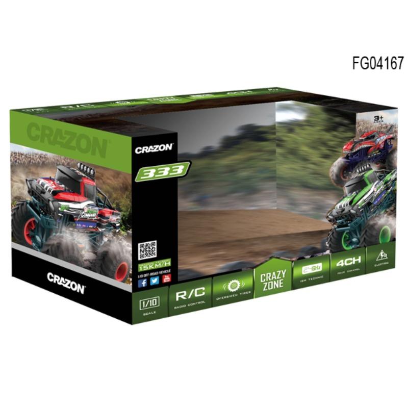 سيارة دفع رباعي بعجلات عملاقة لاسلكية – مقياس 1:10