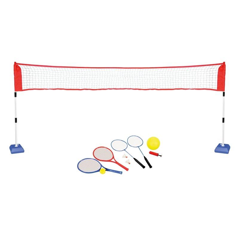 جرين سبورت - 3 في 1 مجموعة كرة الريشة الطائرة والتنس
