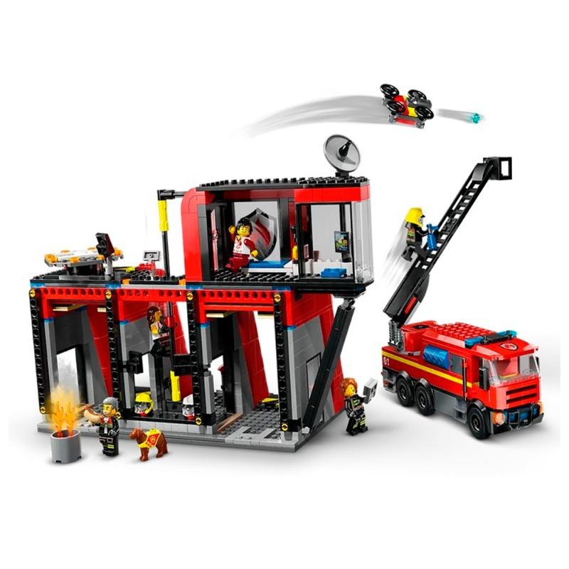 LEGO Fire Station With Fire Truck 60414