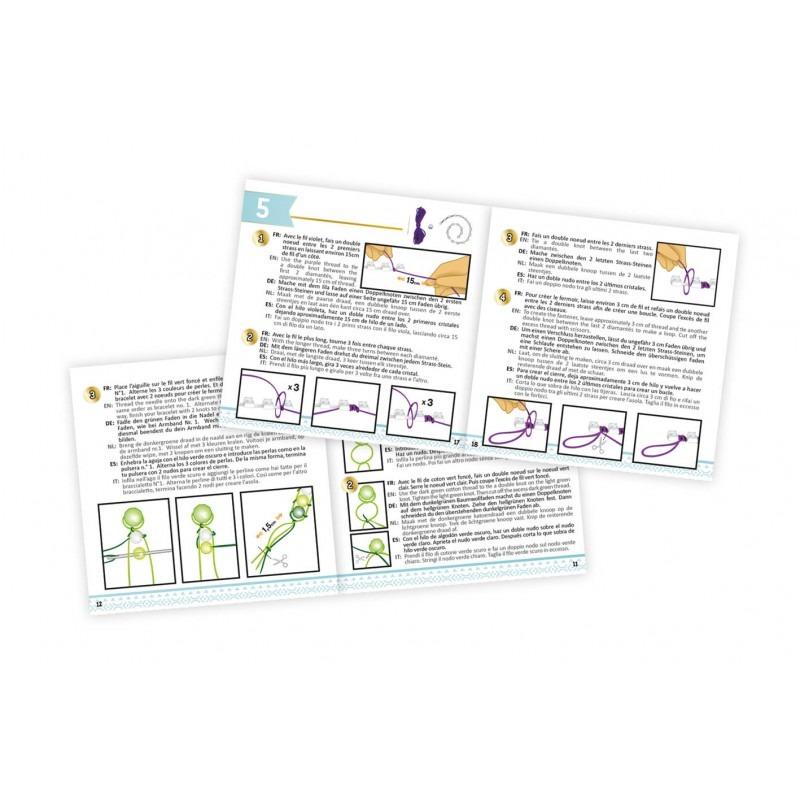 بوكي - مجموعة صناعة أساور ملونة 4 لون