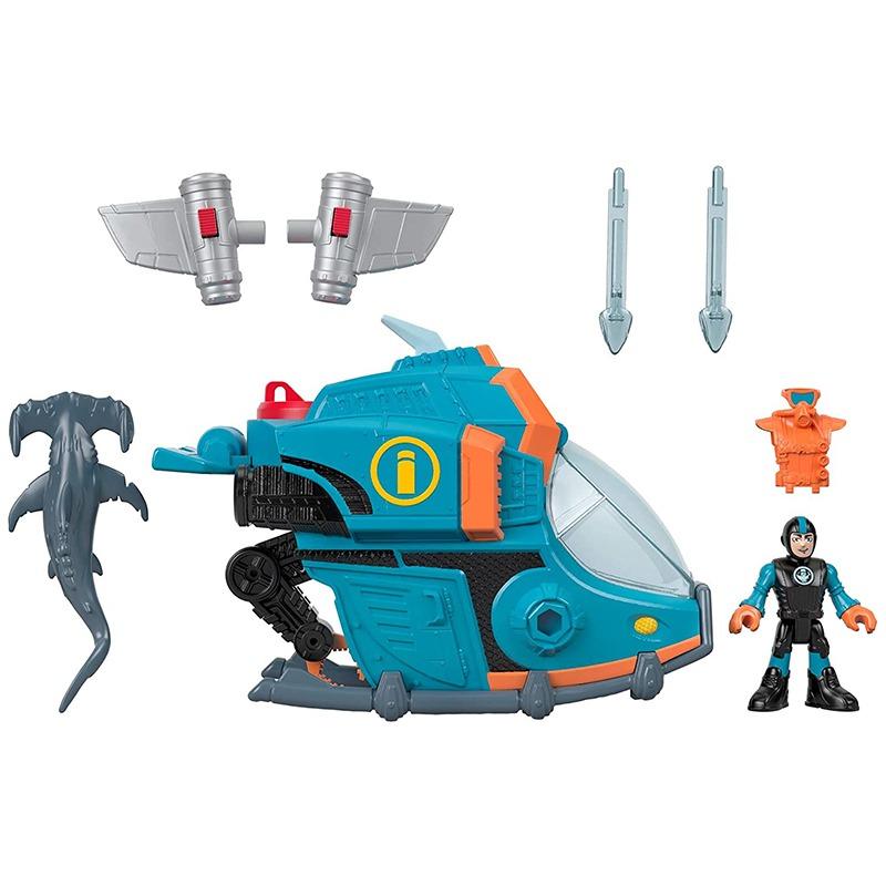 إيماجينكست - مجموعة سيارة شكل قرش مع ملحقات