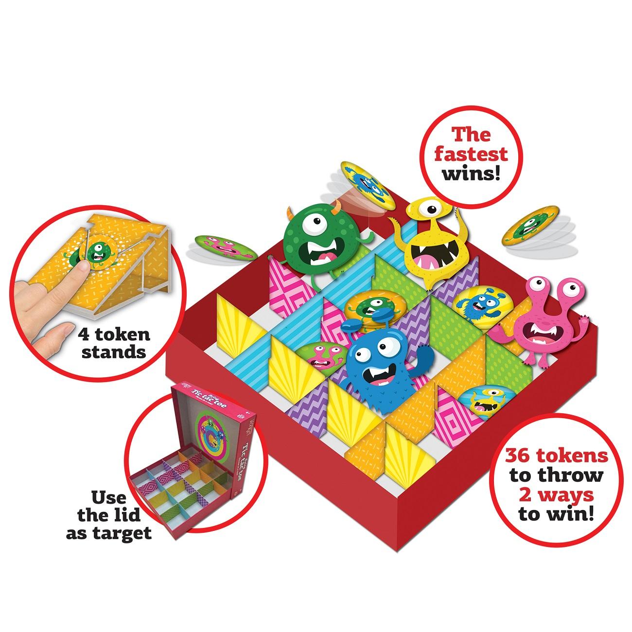 Learning Kitds Flying tic tac toe