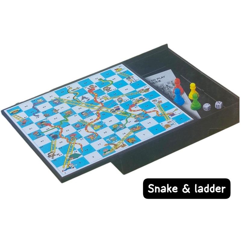 2 in 1 Magnetic Looking for Treasure + Snake & Ladders