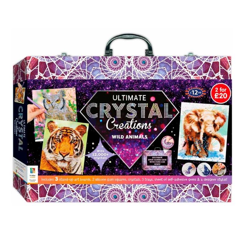 هينكلر - مجموعة فن الرسم بالكريستال بتصميم الحيوانات البرية