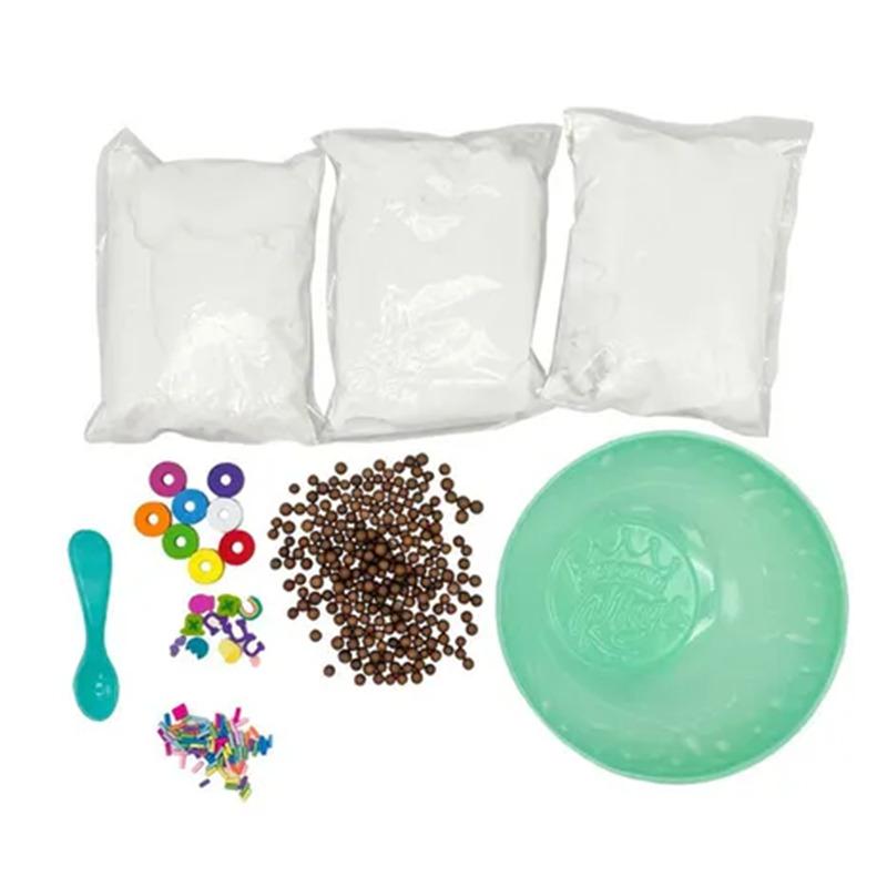 كامبوند كينجز - دلو سلايم الحليب والحبوب اللامع - أبيض