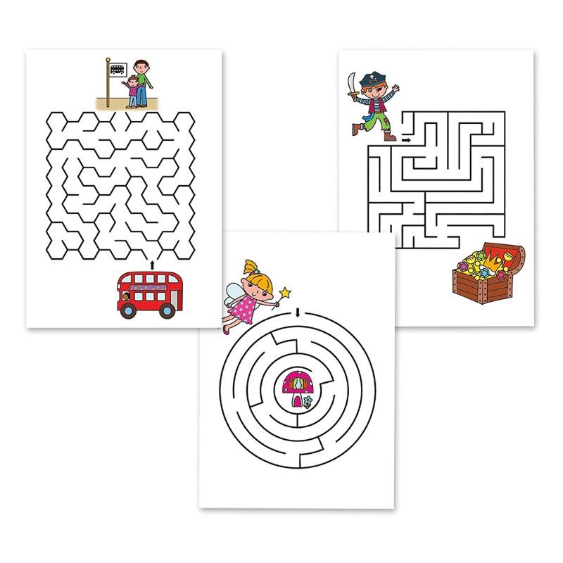 Galt Maze Pad And Coloring Book