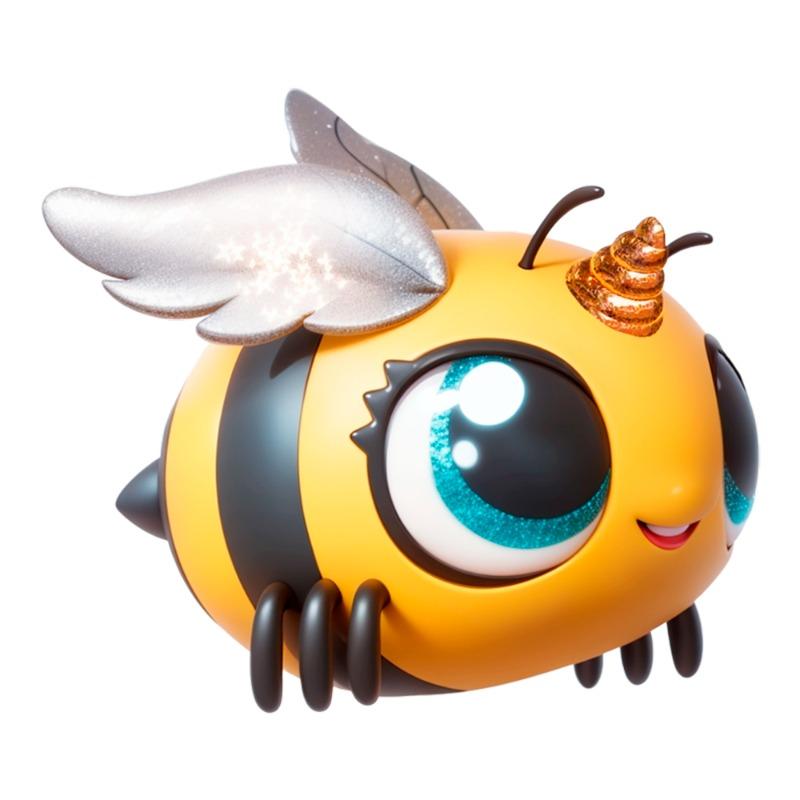 Jiggly Pets Bugs Plush Yellow Bee