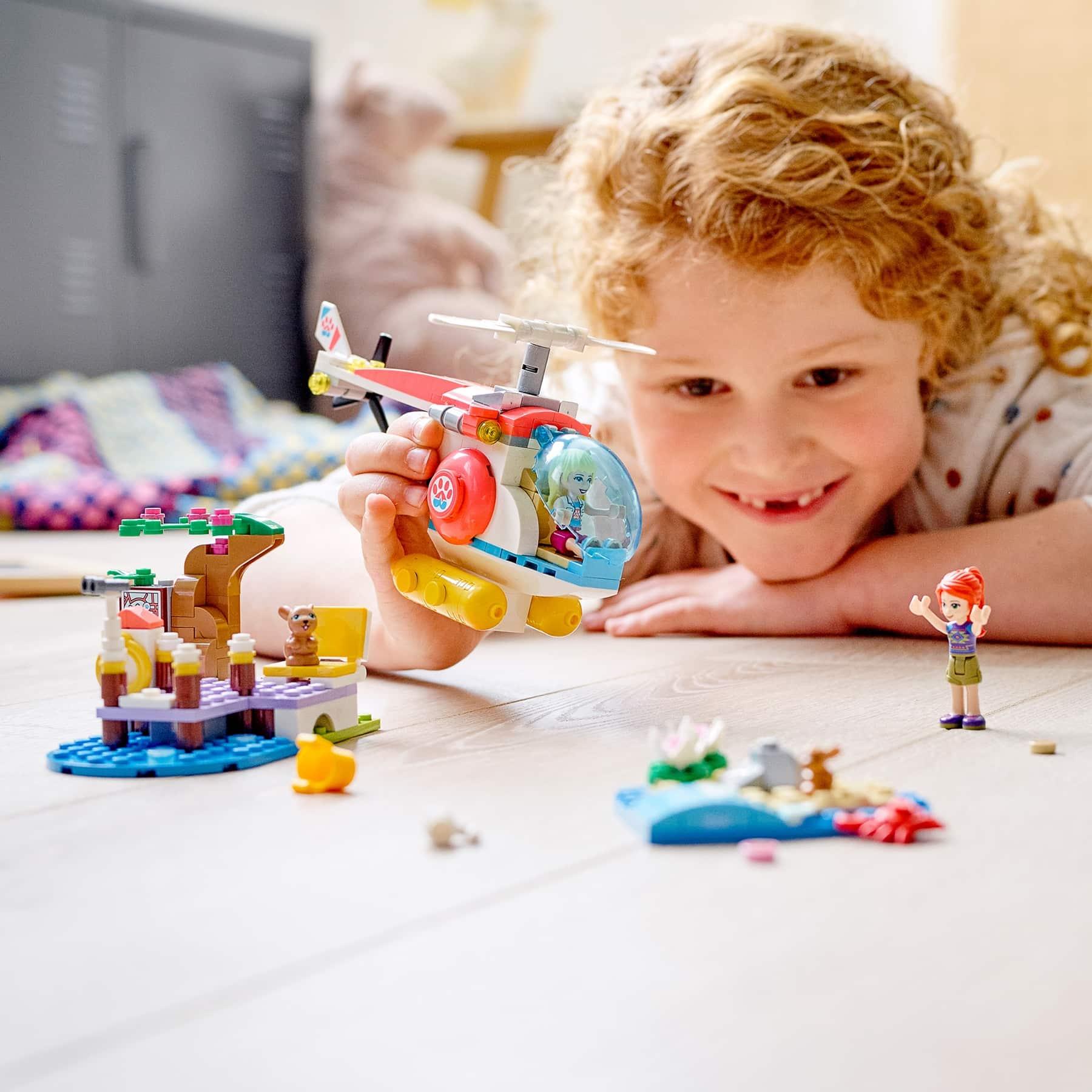 LEGO Friends Vet Clinic Rescue Helicopter - 249 Pieces