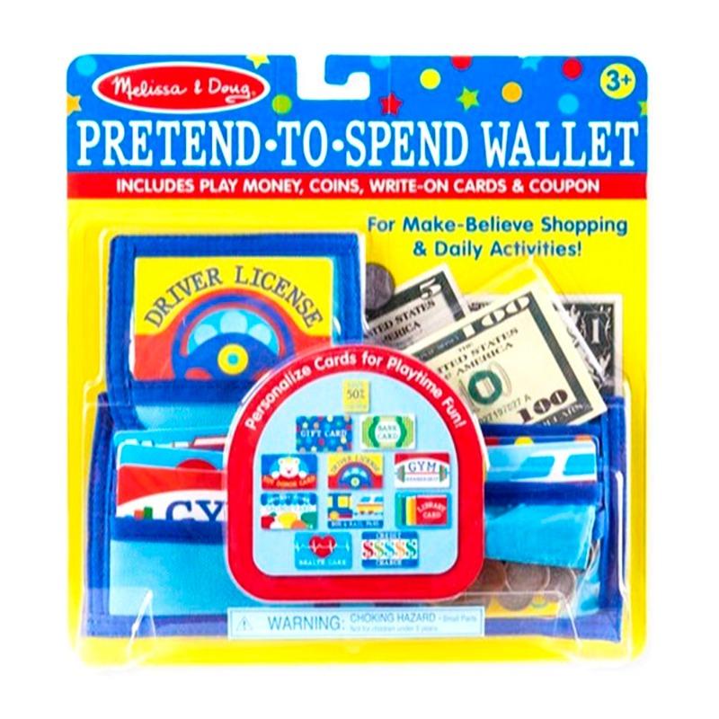 Melissa and Doug Pretend-to-Spend Wallet