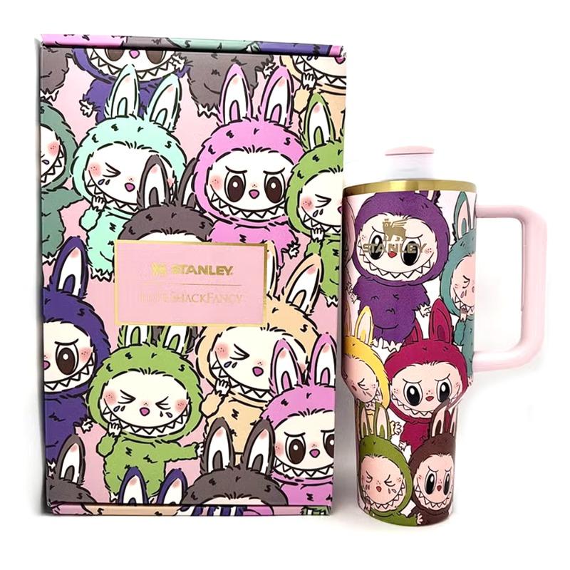 LABUBU Stanley Tumbler 40 Oz Quencher H2.0 FlowState