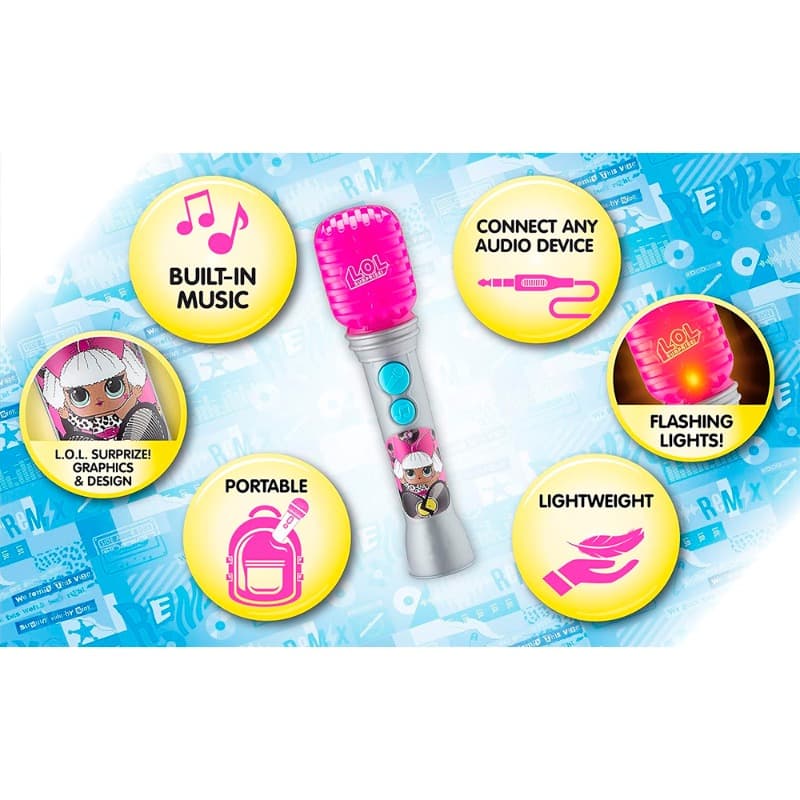 Kiddesigns Lol Surprise Sing Along Karaoke Microphone