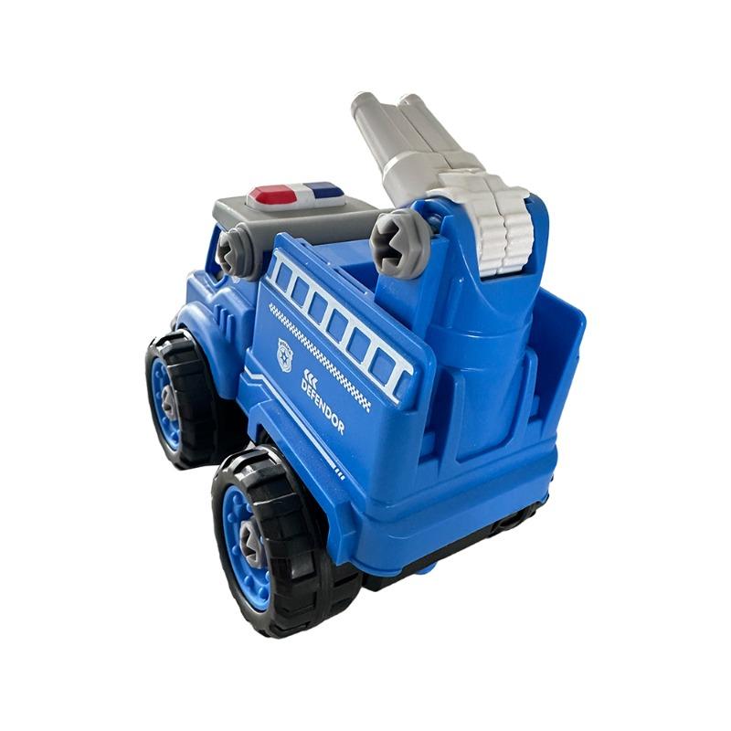 Mini Car DIY Toy Bricks - Police Rescue Truck