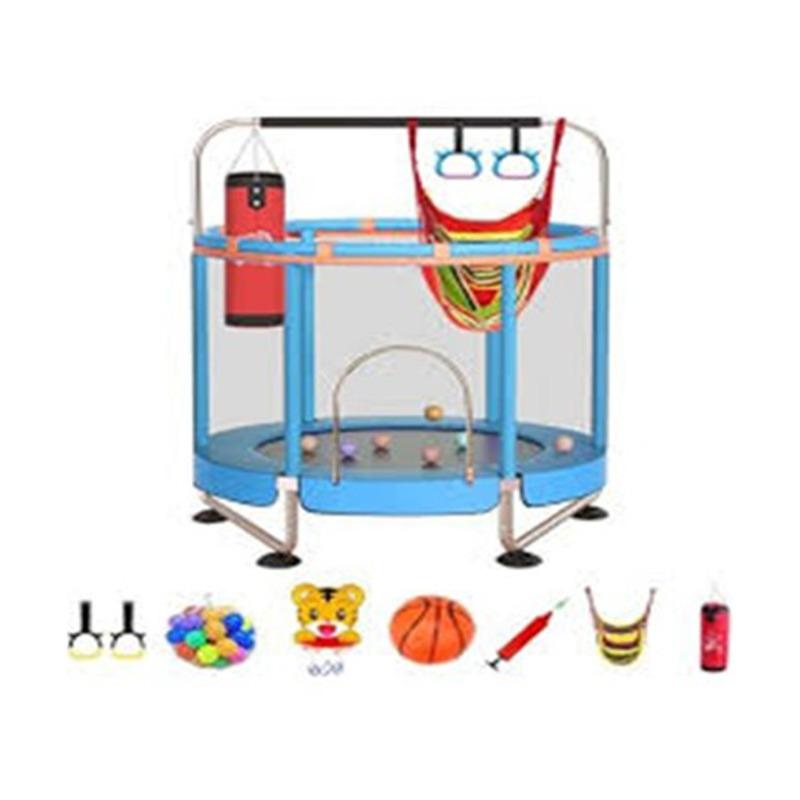 Dolphin Trampoline for Kids - 1.2m with U-Shaped Legs