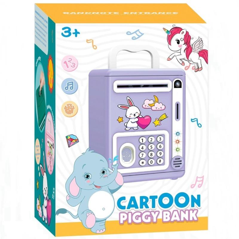 لعبة حصالة يونيكورن بيجي ببصمة الاصبع