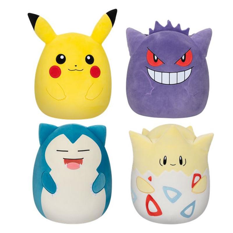 مجموعة سكويشمالاو بوكيمون من القطيفة - 10 بوصات متنوعة