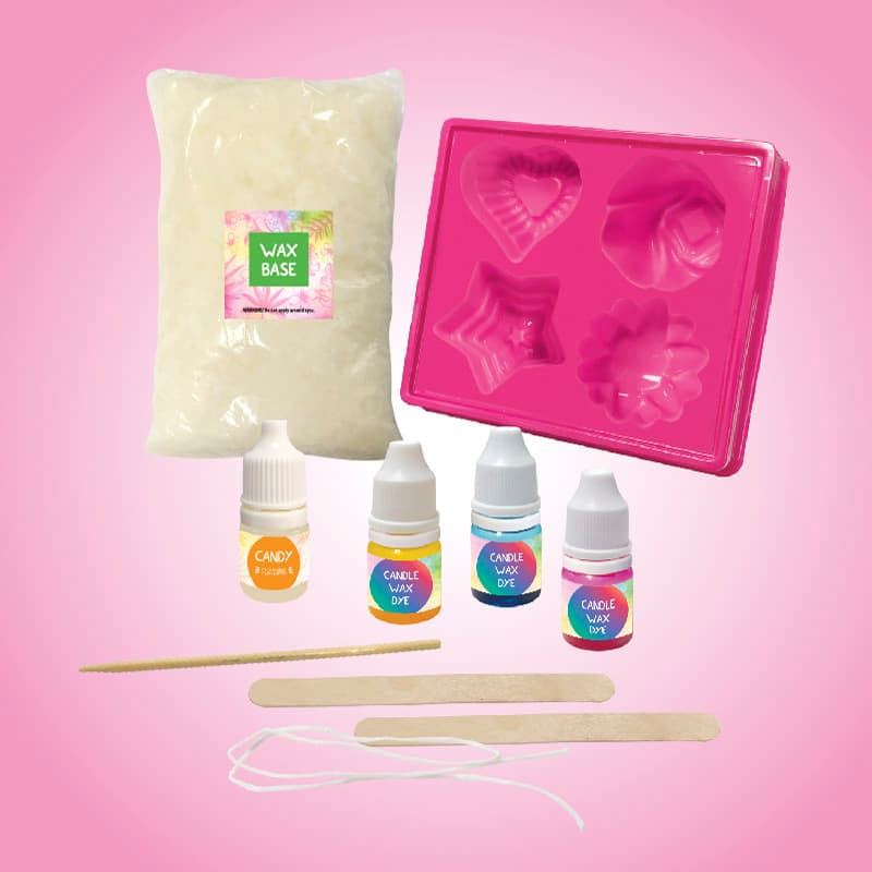 Sew Star Multicolor Modeling Candle