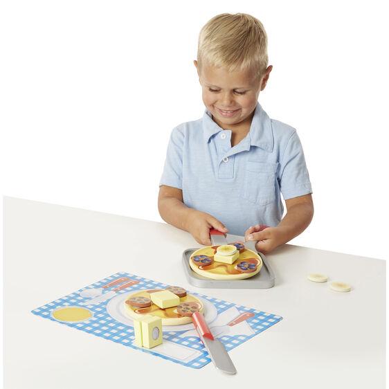 Melissa And Doug Wooden Flip And Serve Pancake Set
