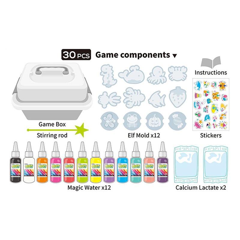 Magic Water With Gel Blue - 12 Colors