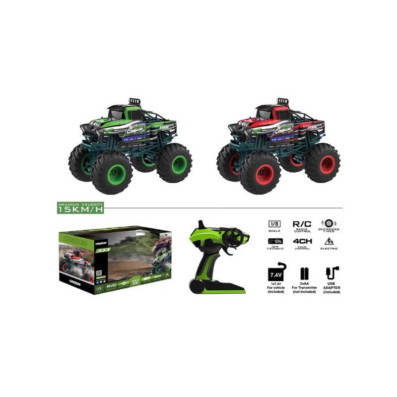 سيارة كروس رود بعجلات عملاقة لاسلكية – مقياس 1:10