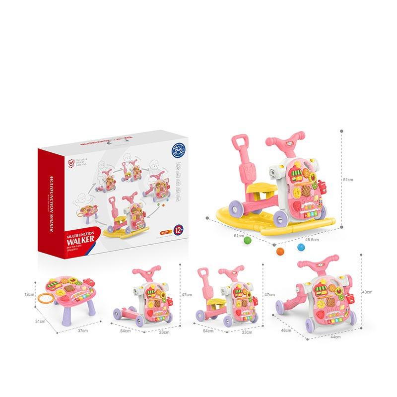 Huanger 5 in 1 Baby Multifunction Walker - Pink