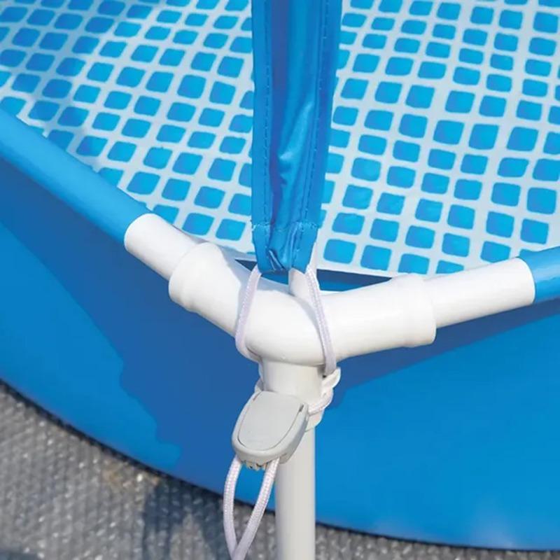 Intex Canopy Metal Frame Pool Blue