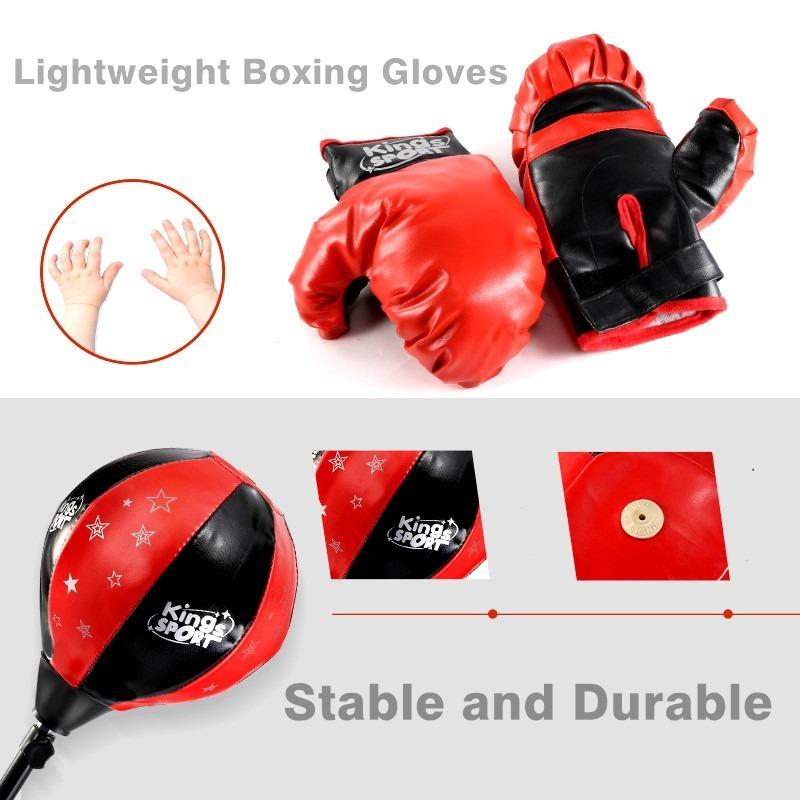 Punching Ball With Stand And Gloves
