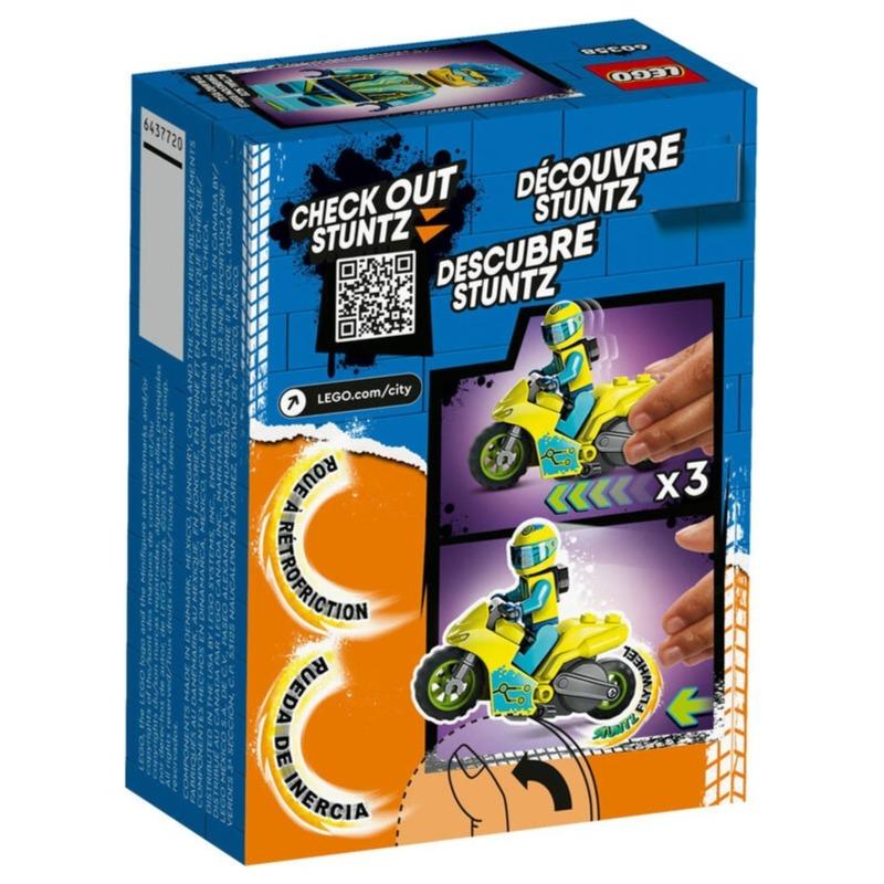 LEGO City Cyber Stunt Bike Building Toy Set - 13 Pcs 60358