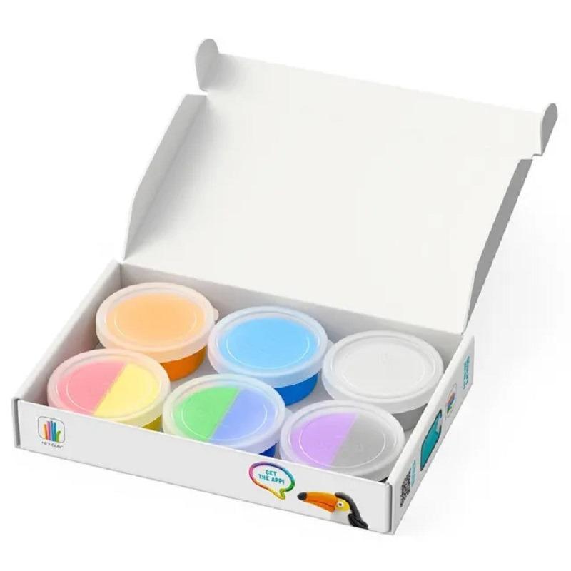 Hey Clay DIY Birds Plastic Modelling Air Dry Clay Kit - 6pcs