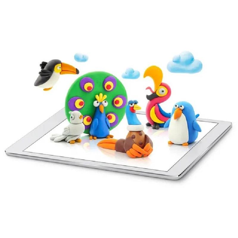 هاي كلاي - مجموعة تشكيل الصلصال بتصميم الطيور