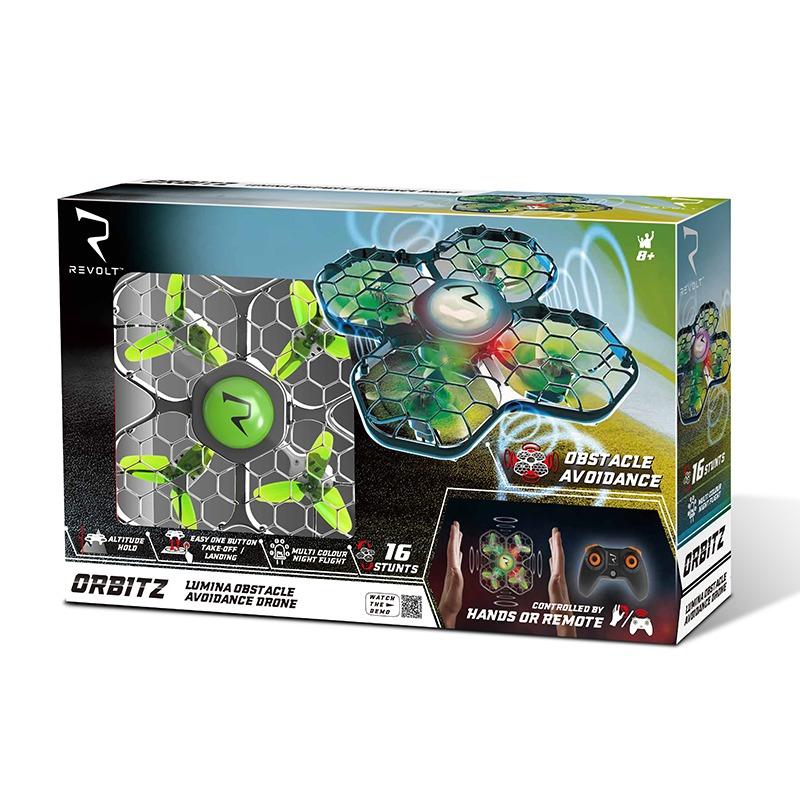 Syma - Revolt R/C 4-Channel Auto Hover & Auto Obstacle Avoidance Drone - Black