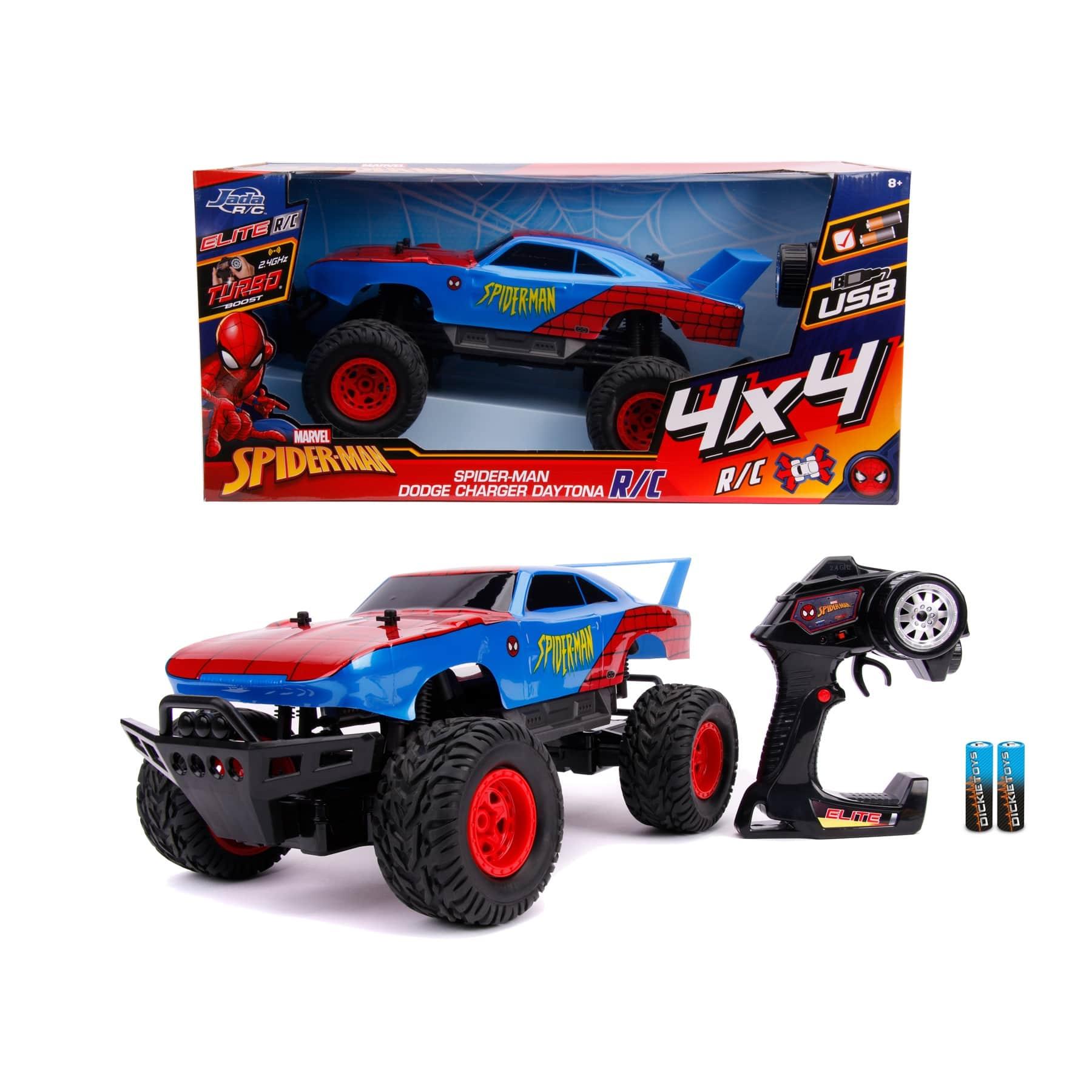 Marvel Spider-Man Dodge Charger Daytona RC 4x4 Vehicle