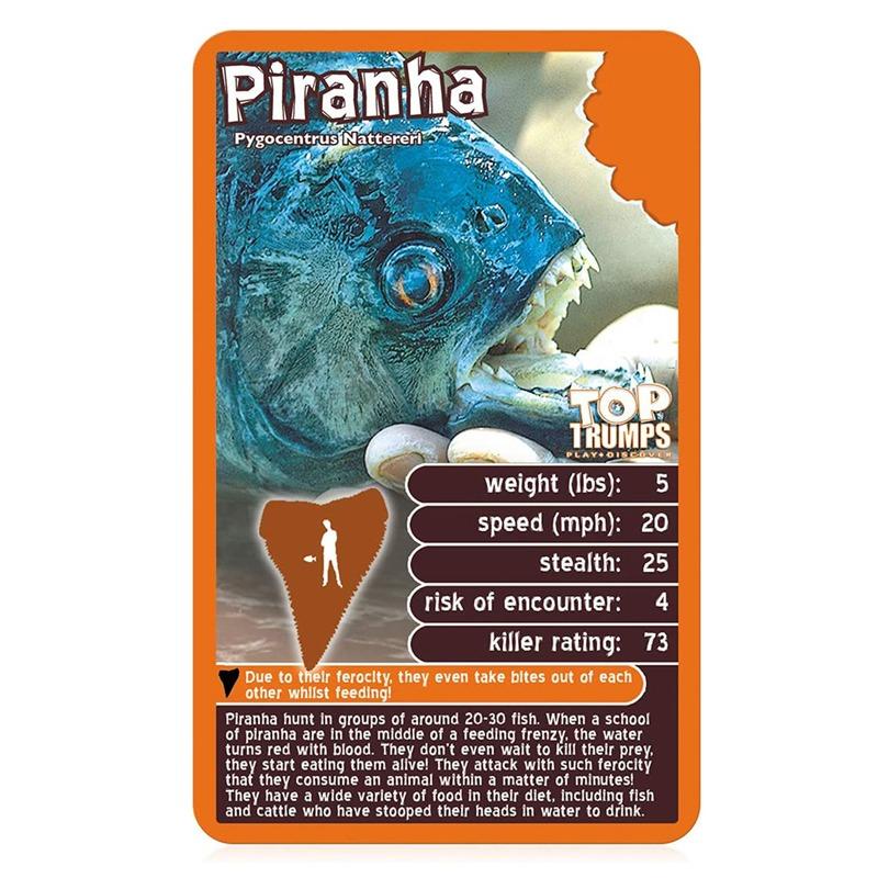 توب ترامبس - لعبة بطاقة المفترسين