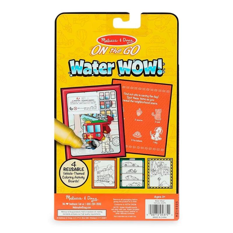 Melissa and Doug Vehicles WOW Water Reveal