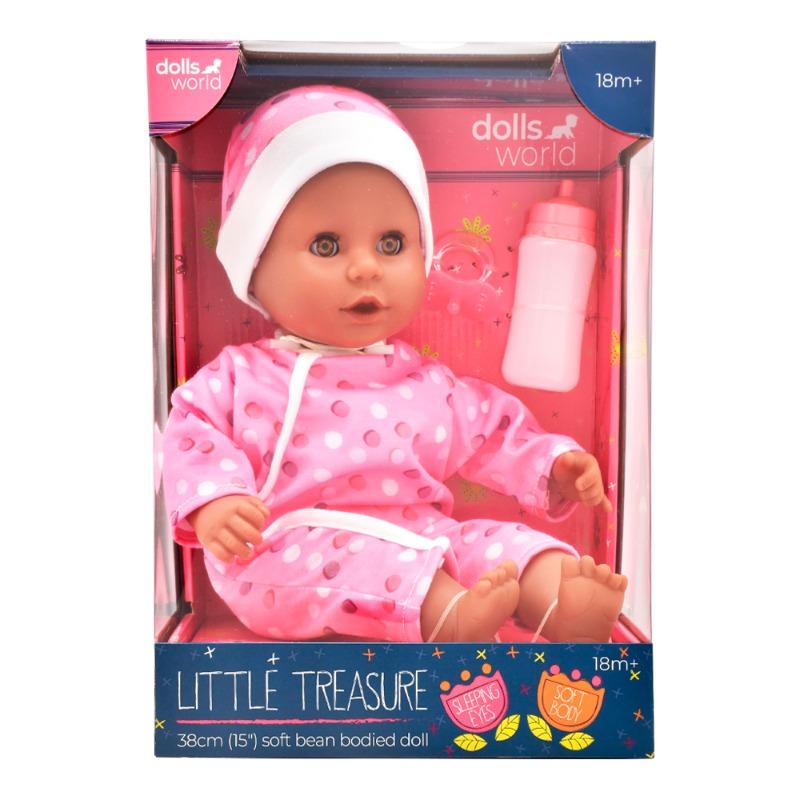 Dolls World Romper Doll with Accessories 38 cm