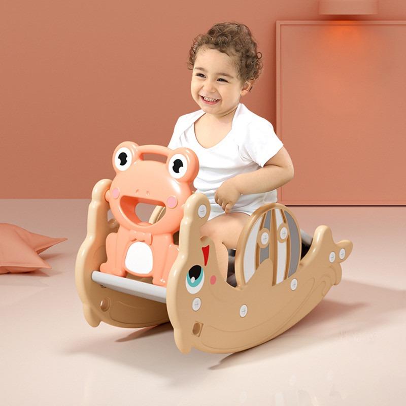 Gosport Frog Ride on And Slide - Orange