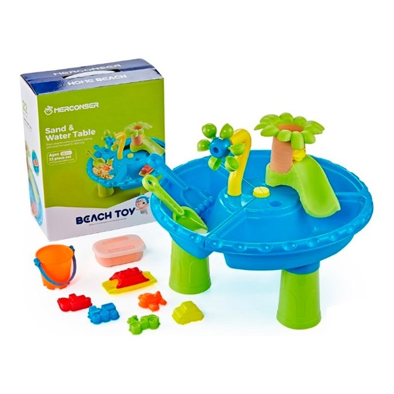 ميركونسر - لعبة طاولة الرمل والماء - 22 قطعة
