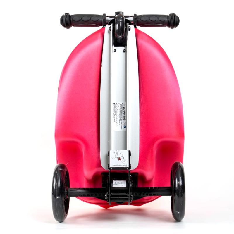 إيفا - حقيبة سفر سكوتر باللونين الذهبي والوردي مزينة بالترتر - 19 إنش