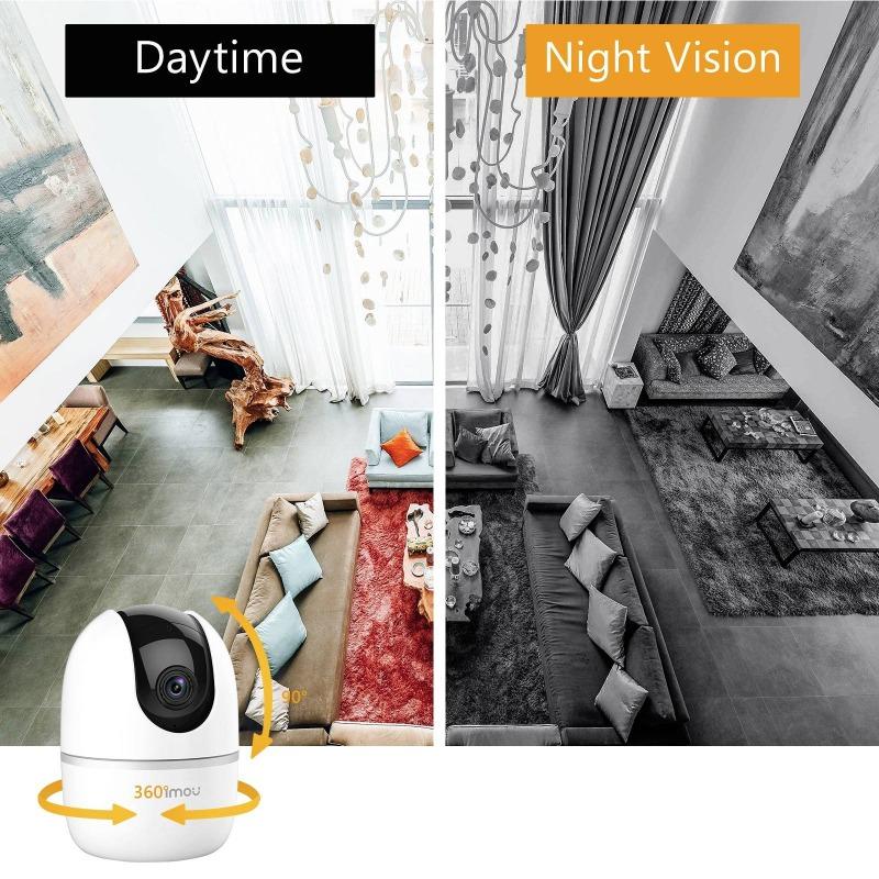 إيمو - كاميرا المراقبة 2 الداخلية 1080 بكسل لون أبيض