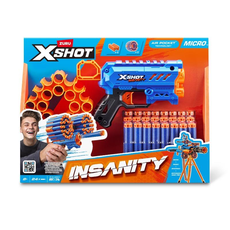 X-Shot Insanity Micro With 24 Darts