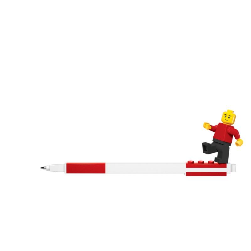 LEGO Pen Pal Gel Pen with Minifigure – Red