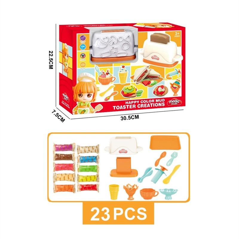 ماجيك دو - مجموعة صلصال جهاز المحمصة التظاهري