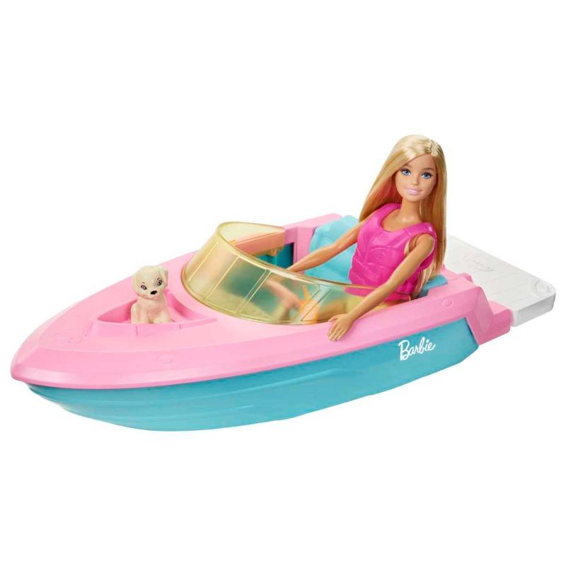 Barbie Floating Adventure Boat Playset.