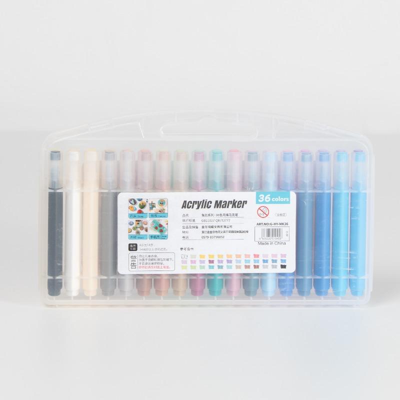 مجموعة اقلام صنع الأكريليك للأطفال - 36 لون